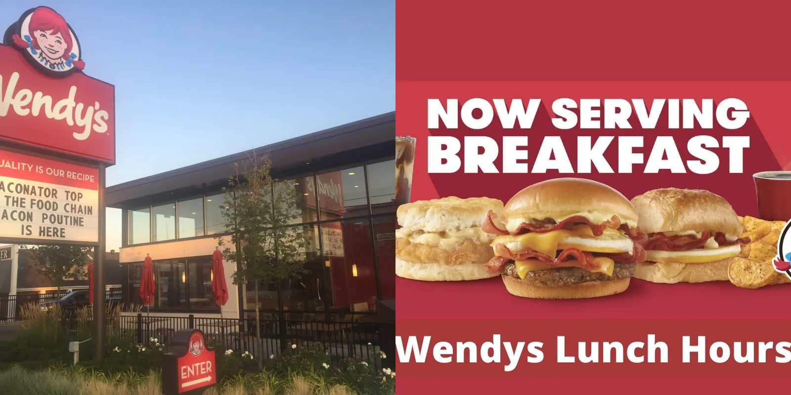 Wendy's Lunch Hours